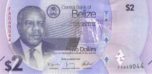 Belize 2 Dollar p73 2025
